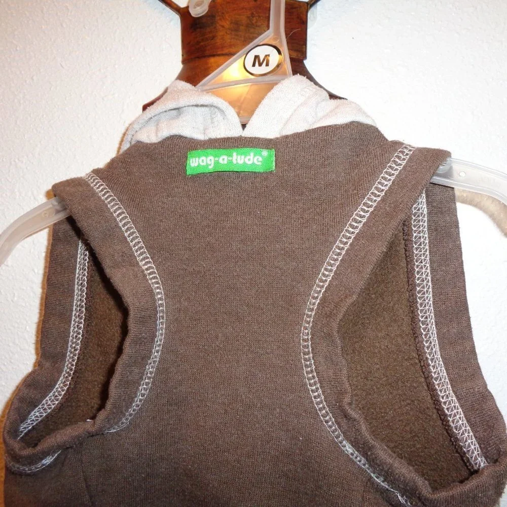 Wag-a-tude BOYS RULE Dog Hoodie Size Medium